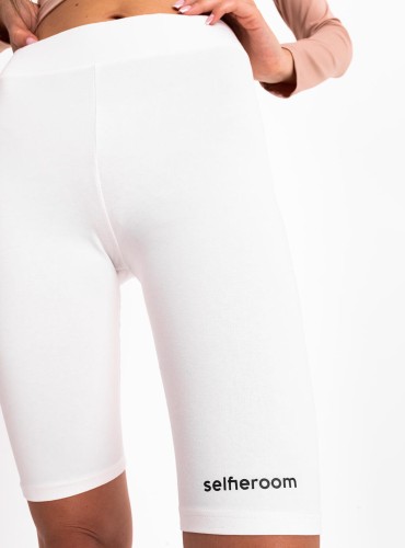 Damia- dopasowane kolarki z nadrukiem- ecru