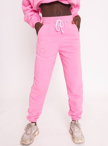 Maduo- spodnie dresowe typu jogger- róż