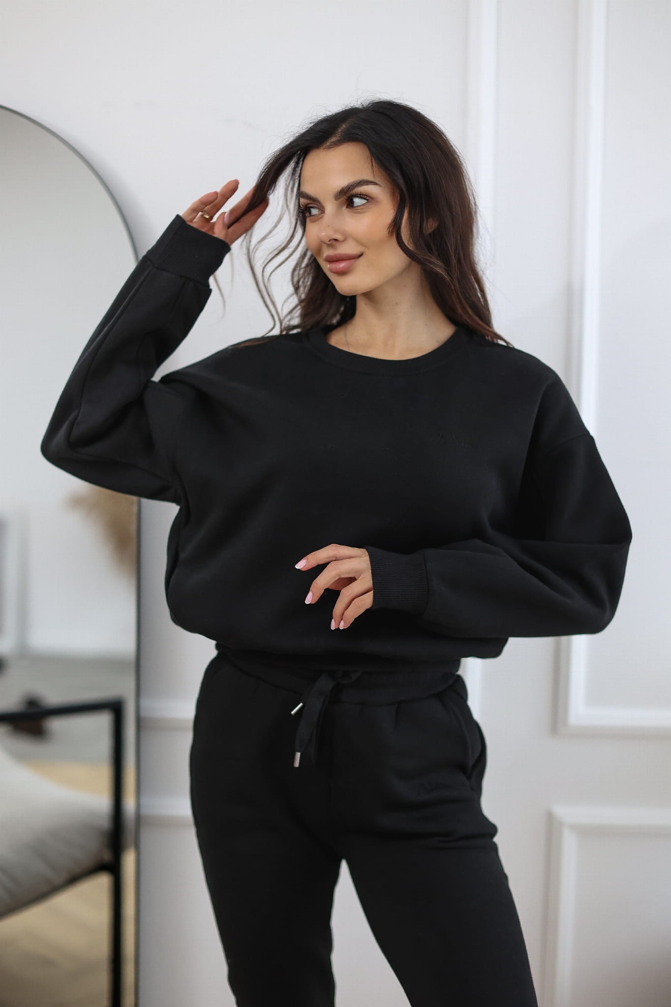 Bluza Classic z kieszeniami bez kaptura kolor Czarny 2