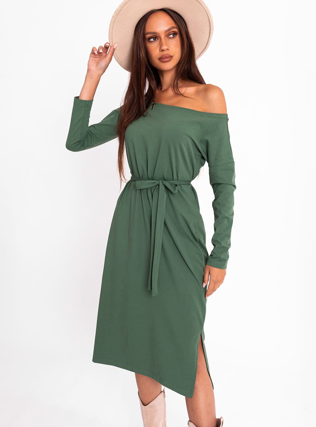 Sukienka Beti - khaki 5