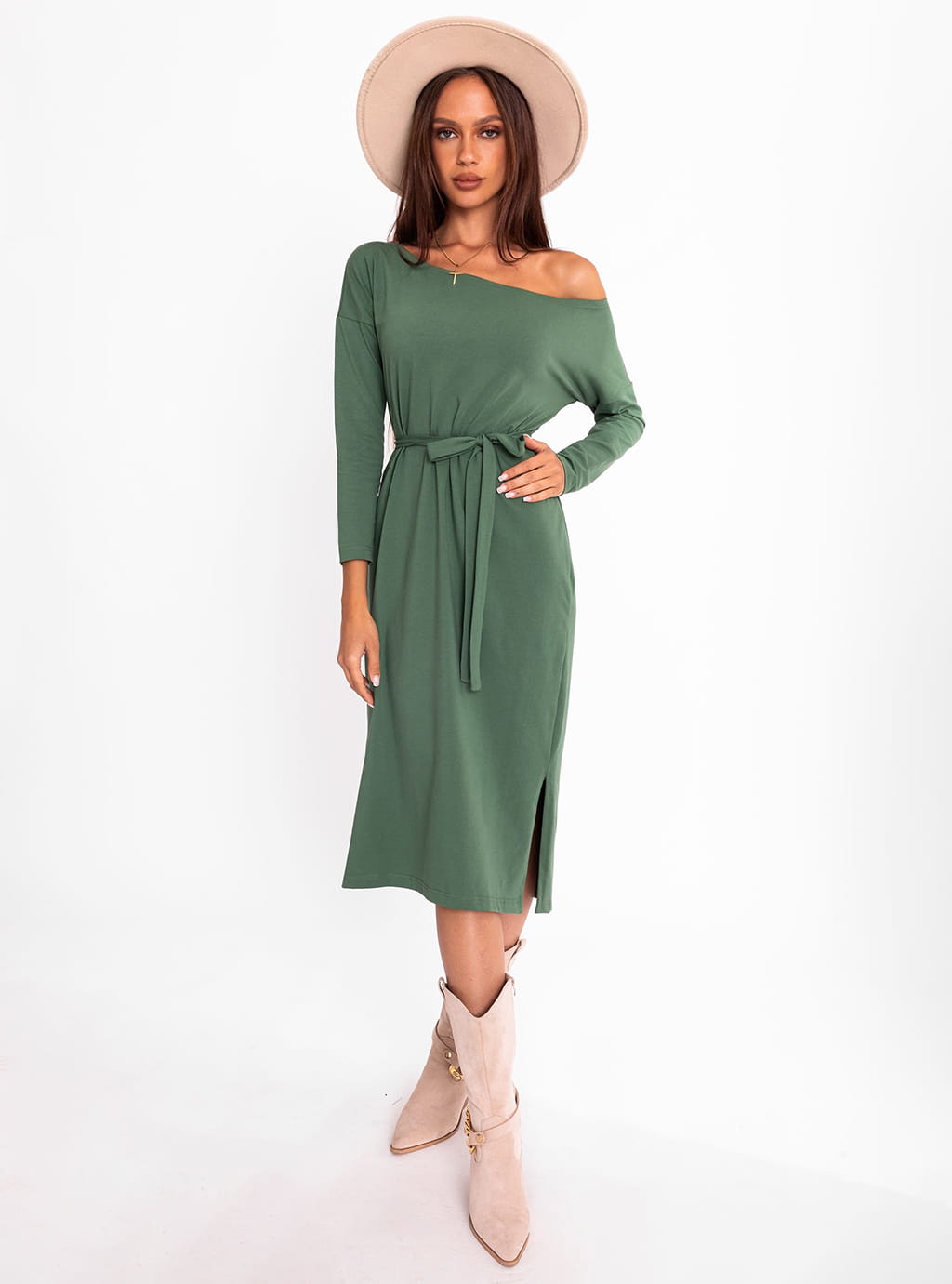 Sukienka Beti - khaki 8