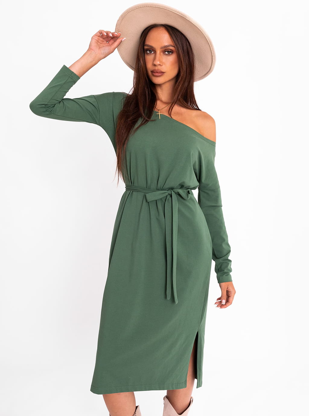 Sukienka Beti - khaki 9