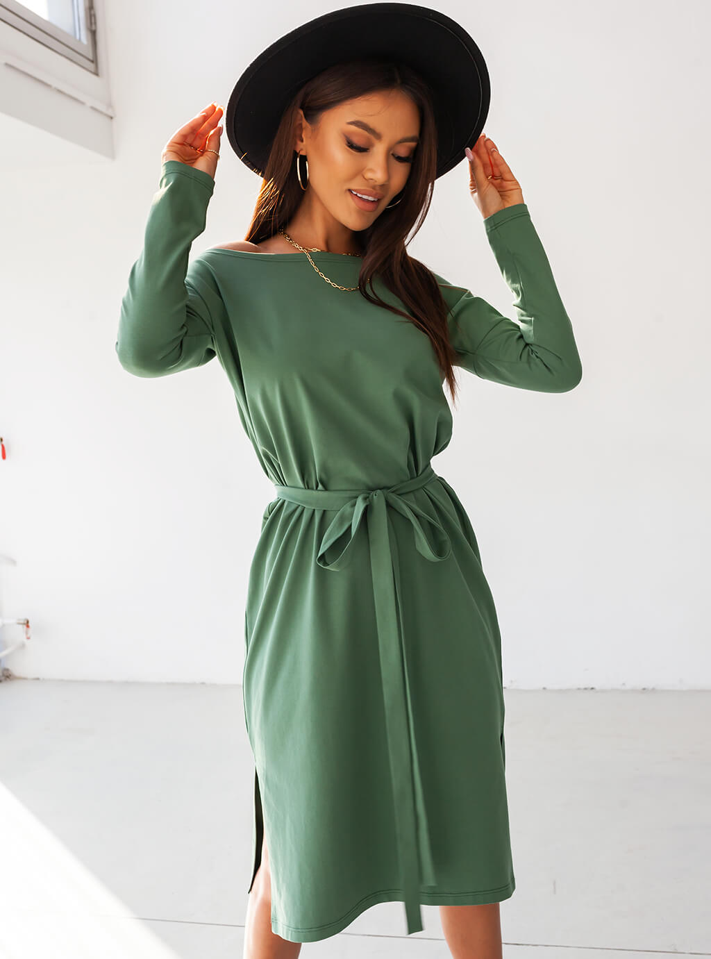 Sukienka Beti - khaki 3