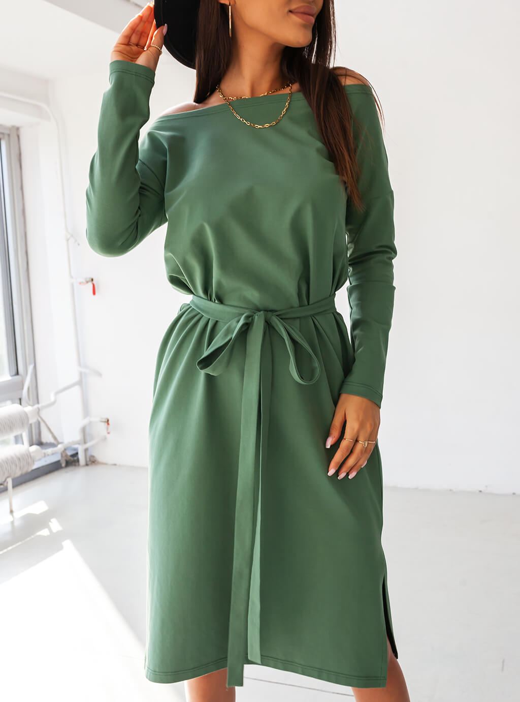Sukienka Beti - khaki 14