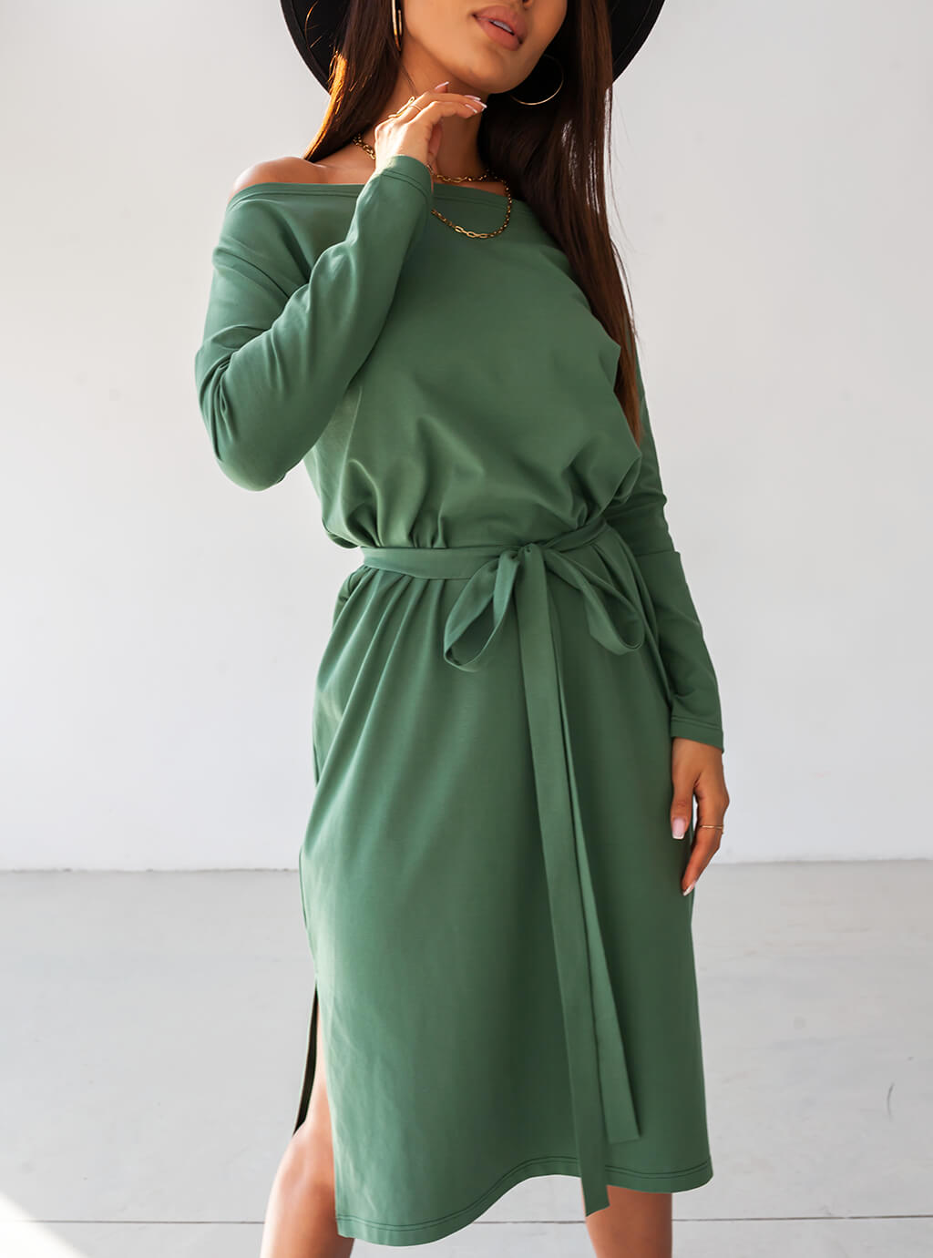 Sukienka Beti - khaki 15