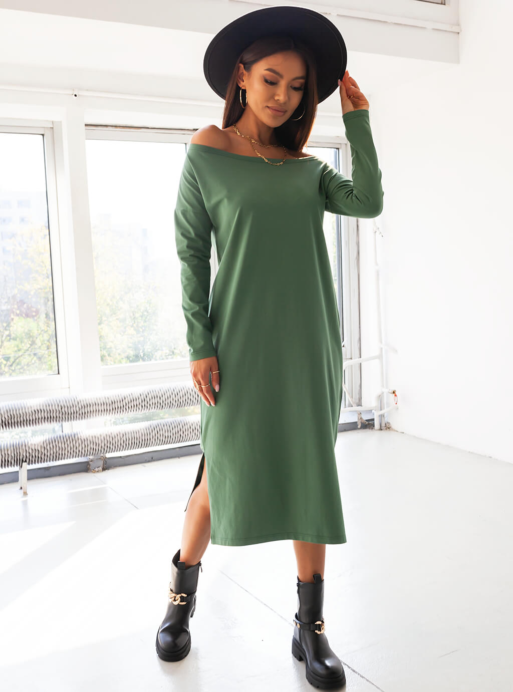 Sukienka Beti - khaki 17