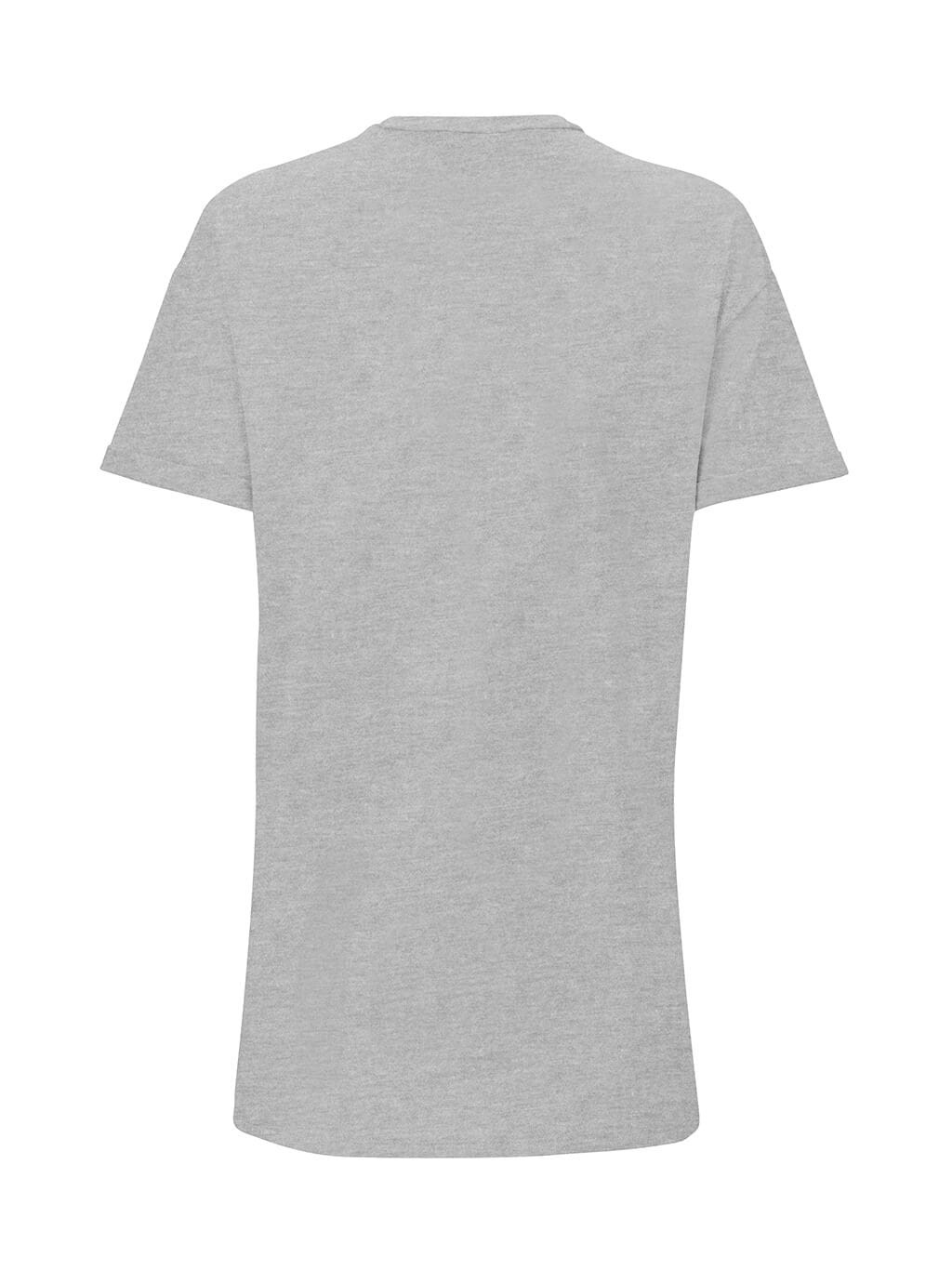 Laude- oversize’owy t-shirt z nadrukiem- szary 15
