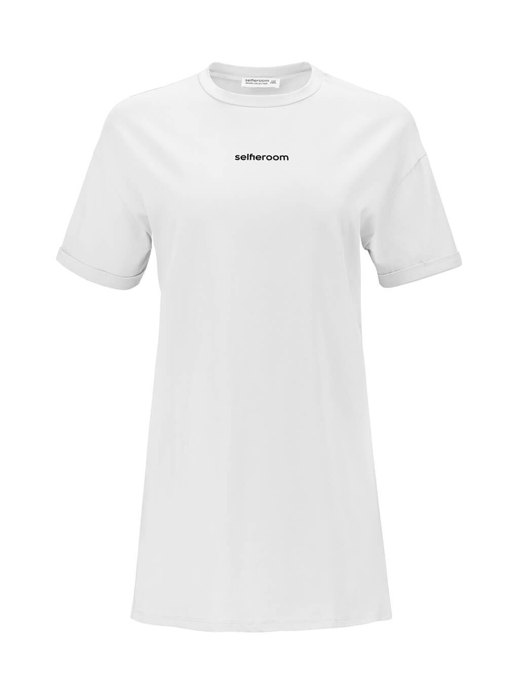 Laude- oversize’owy t-shirt z nadrukiem- biały 17