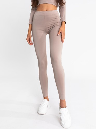 Kella- elastyczne legginsy z lycry- szare