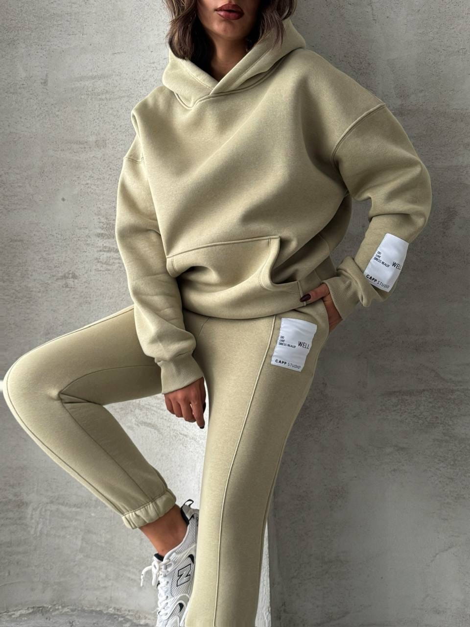WELL - OVERSIZE BLUZA - OLIWKA 2