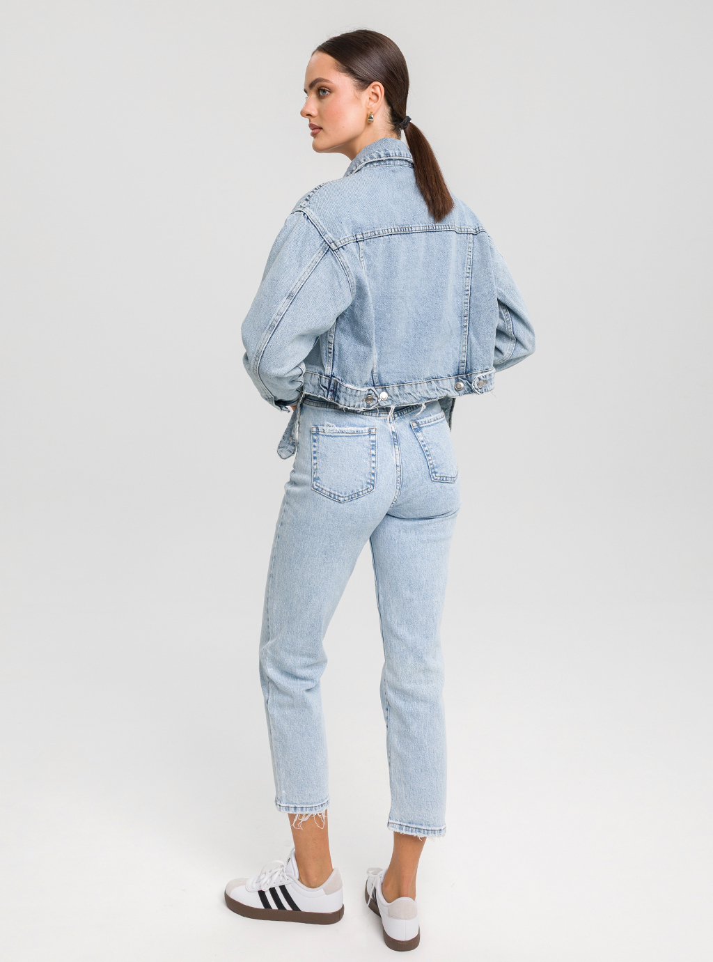 SOLEA - NIEBIESKIE SPODNIE MOM JEANS 5
