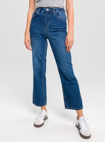 Jeansy damskie 9988 – klasyczne proste nogawki