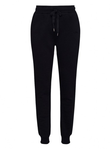 Spodnie dresowe Lea ze ściągaczem kolor czarny