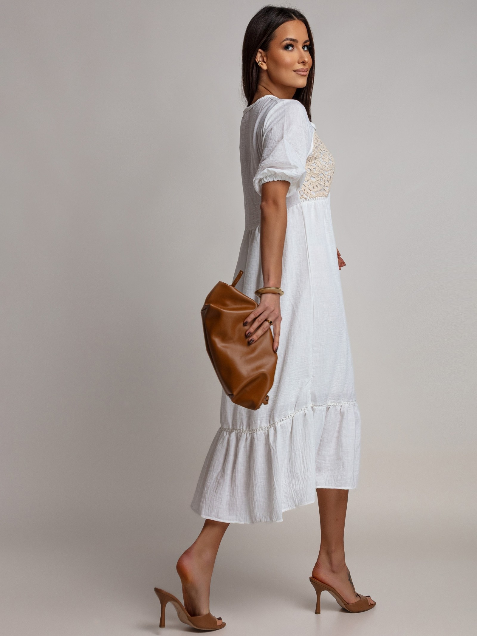 Sukienka Midi Boho Lace  7