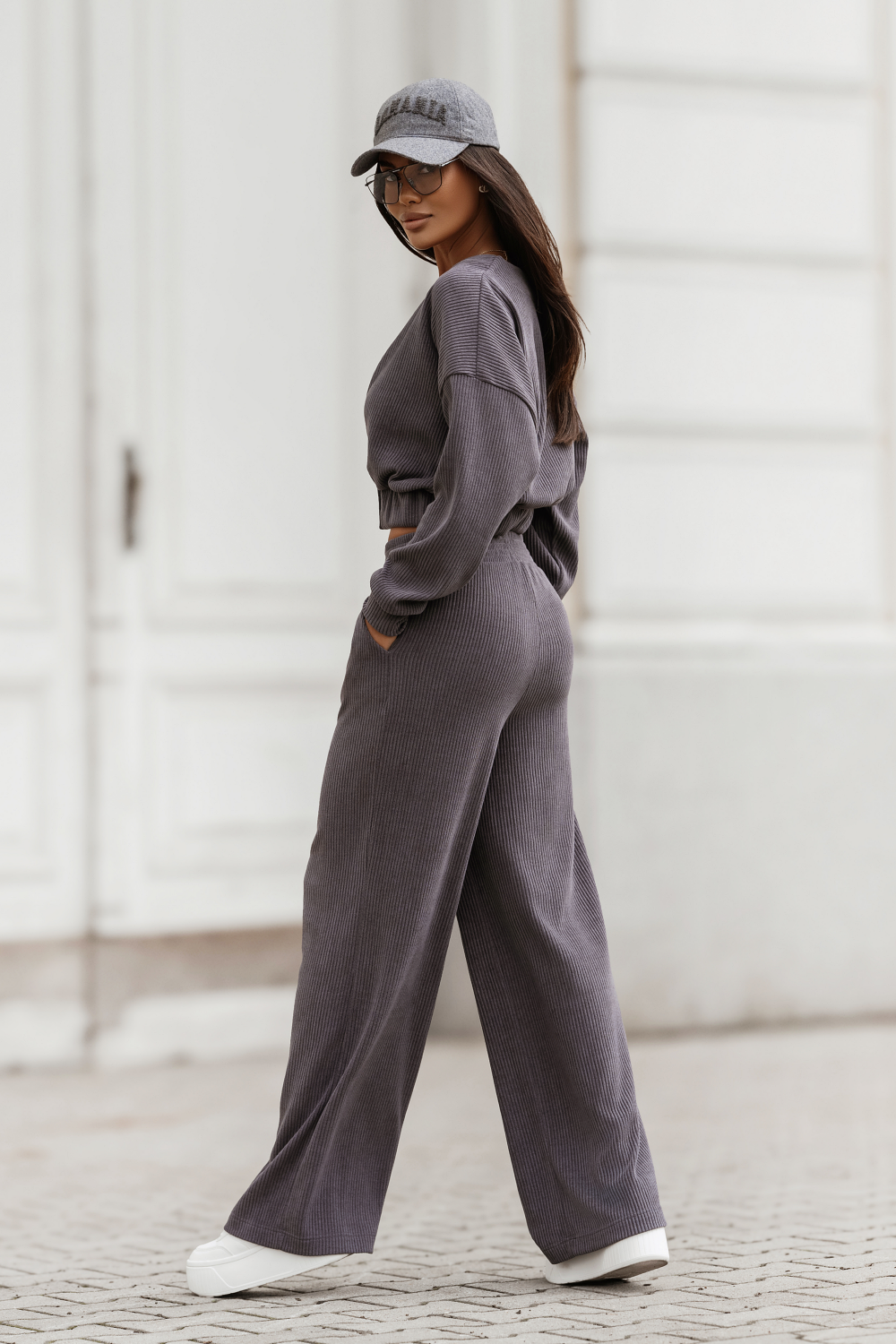 Komplet MEGGI sztruks - Grafit 2