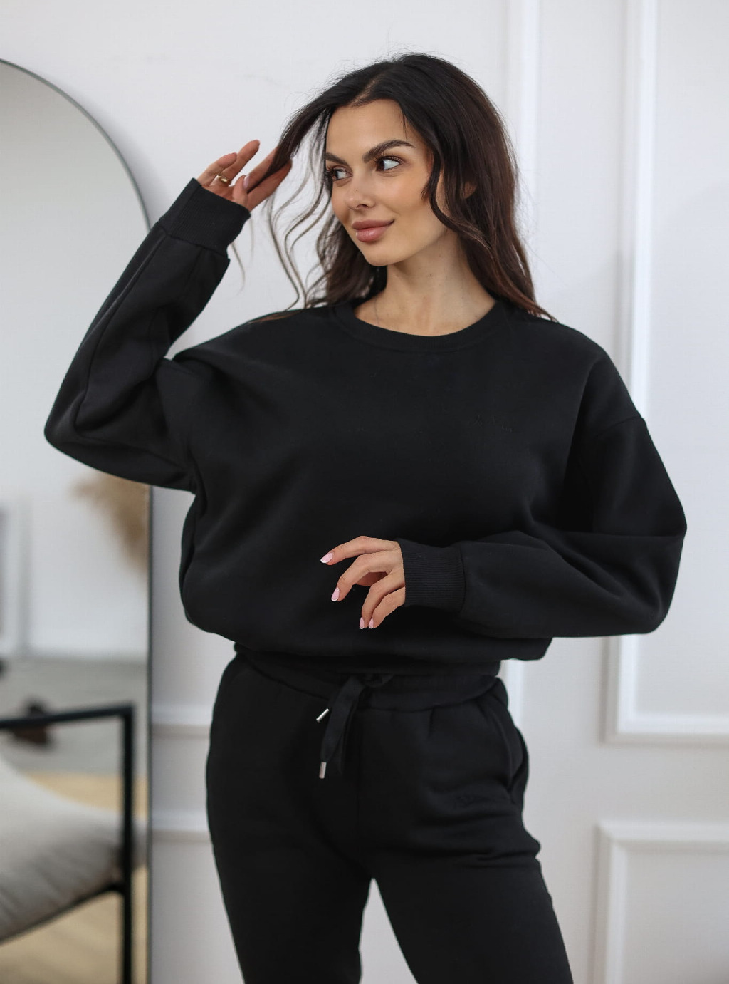 Bluza Classic z kieszeniami bez kaptura kolor Czarny 6