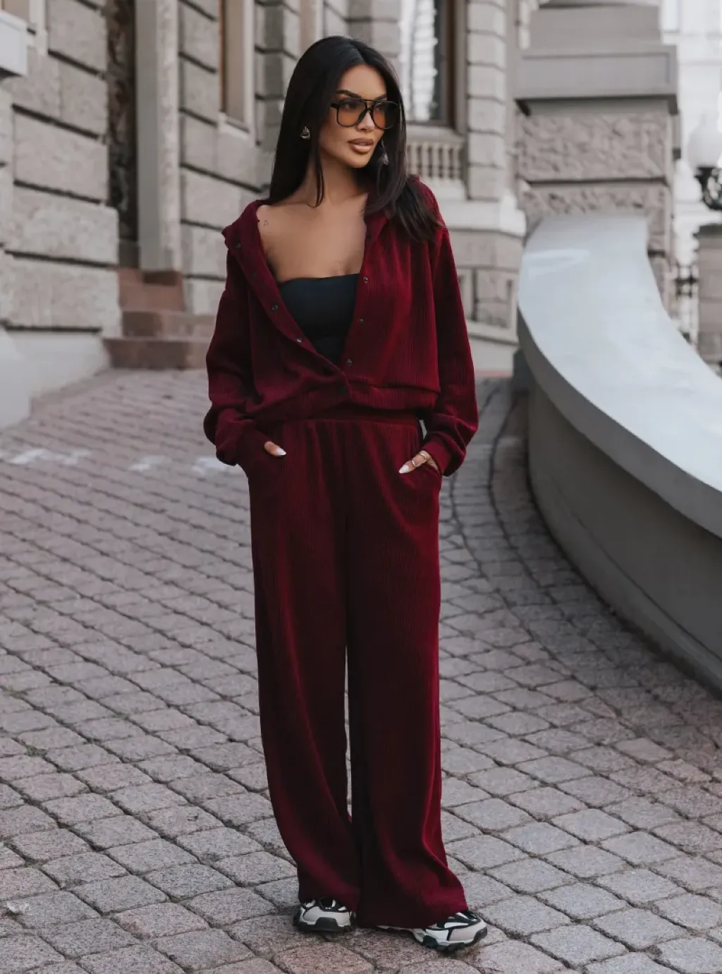 Komplet BROOKLYN - Bordo