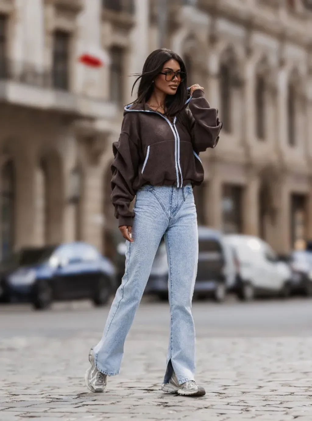 Bluza polarowa SNUG - Brąz 2