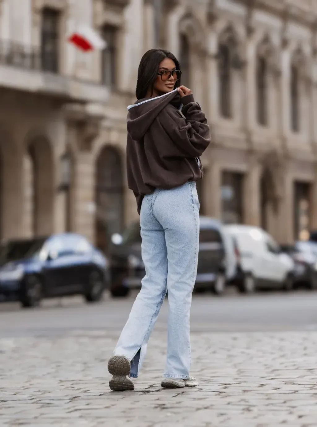 Bluza polarowa SNUG - Brąz 4