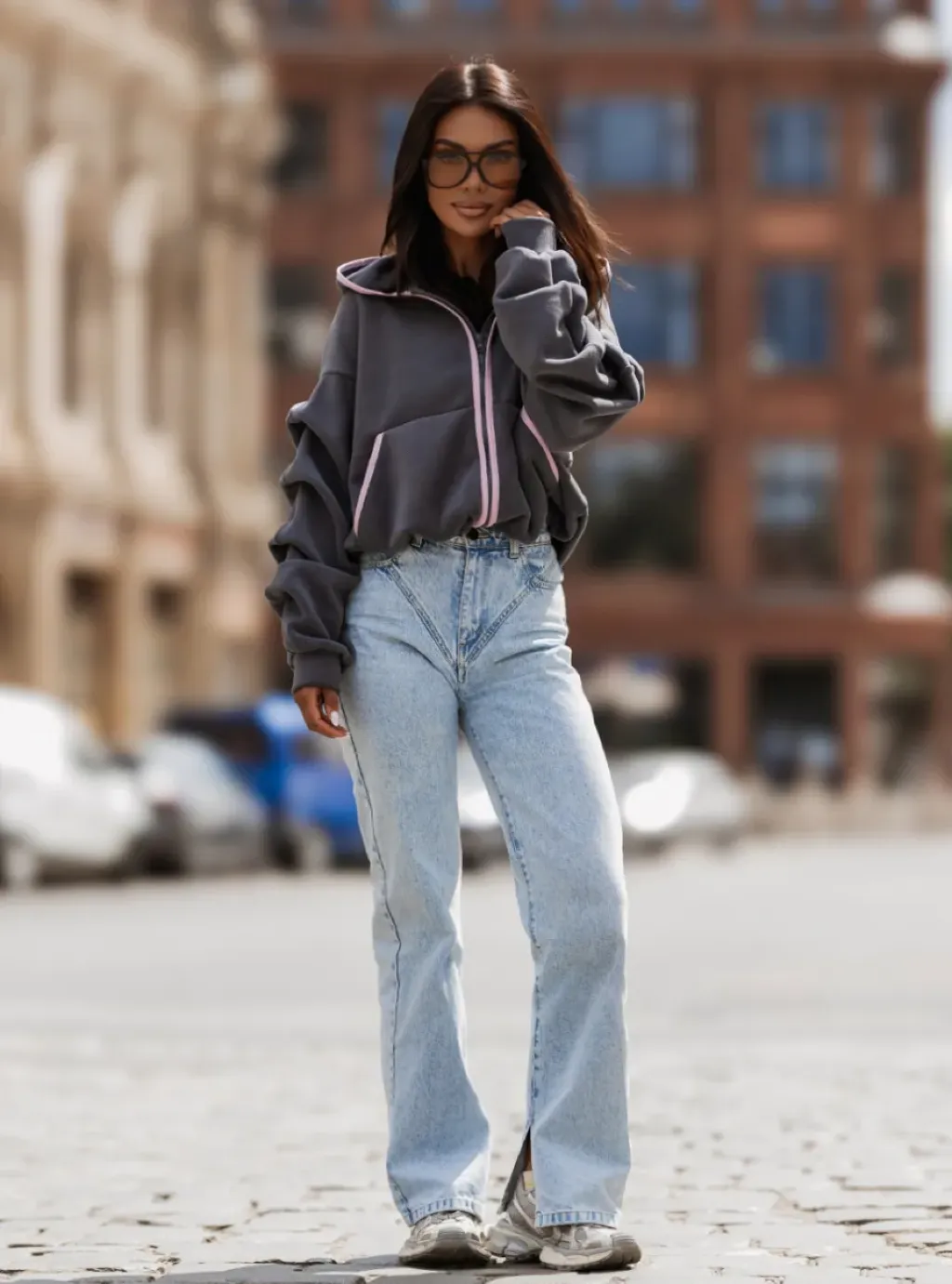 Bluza polarowa SNUG - Grafit 2