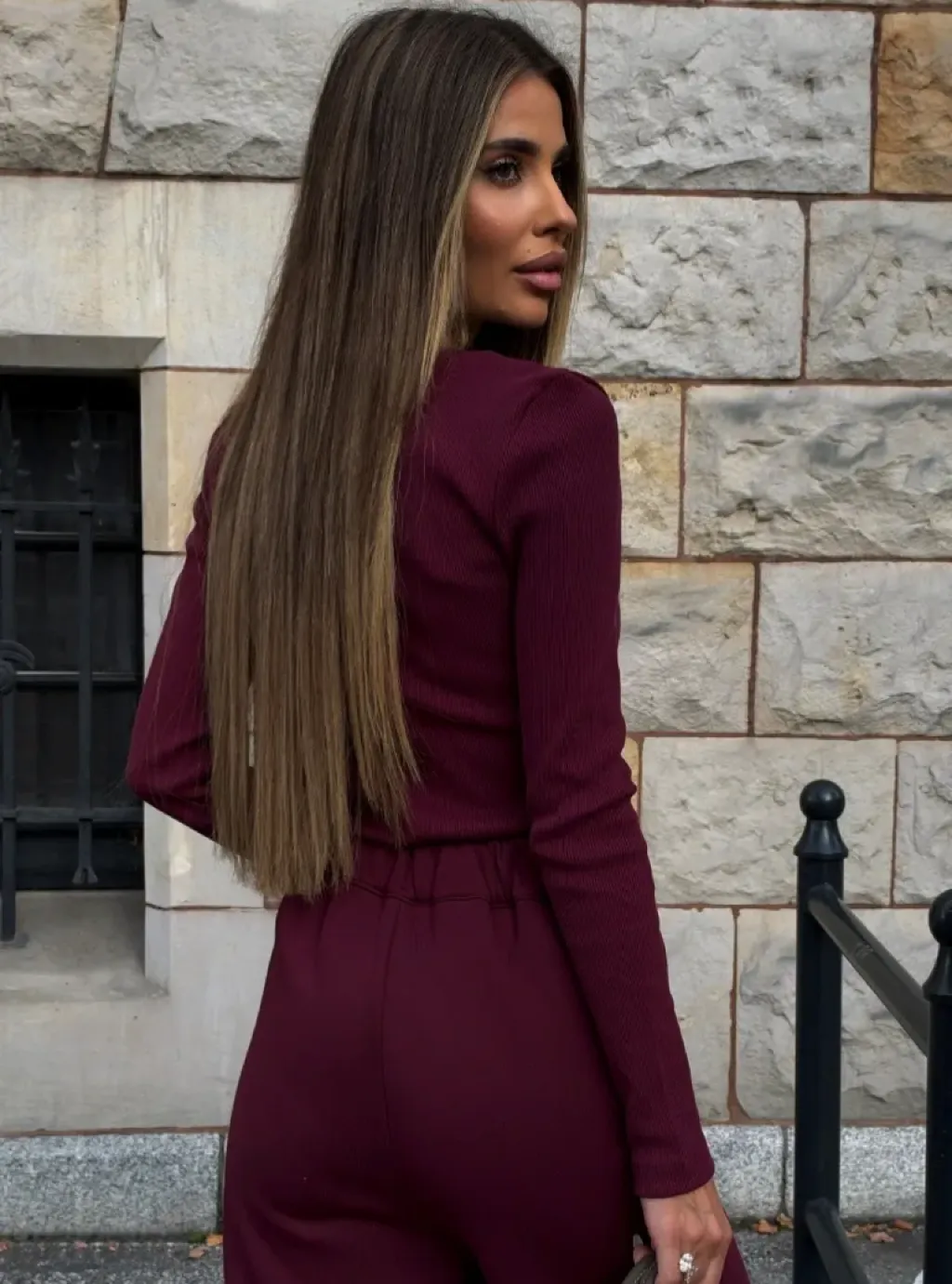 Bluzka ZURI - Bordo 2
