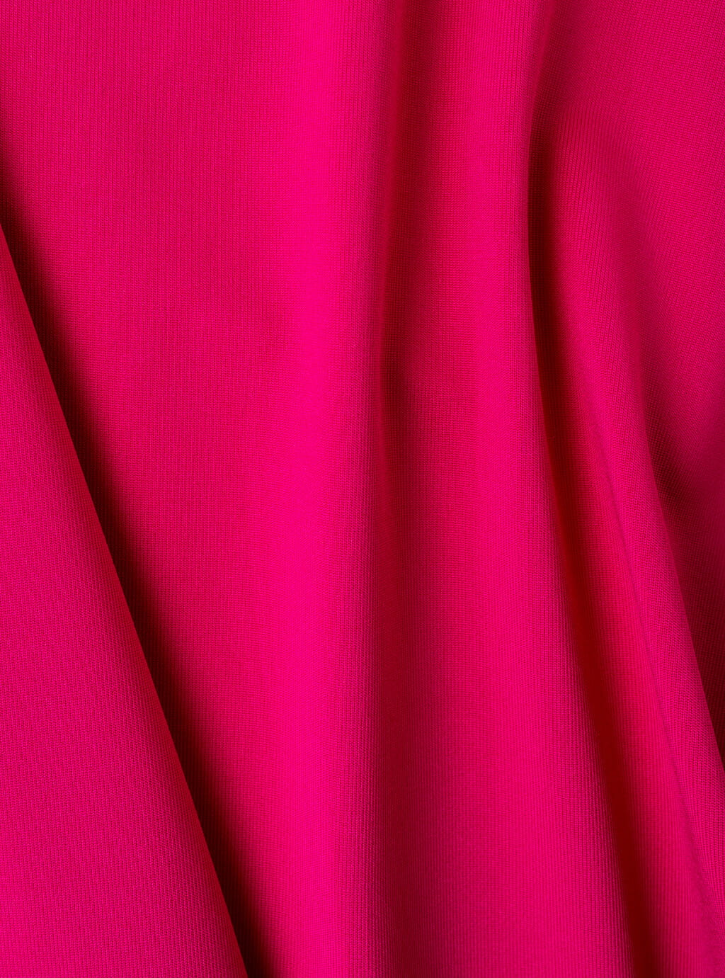 Imren- dopasowana sukienka z lycry z marszczeniem na bokach i długim rękawem fuksja  10