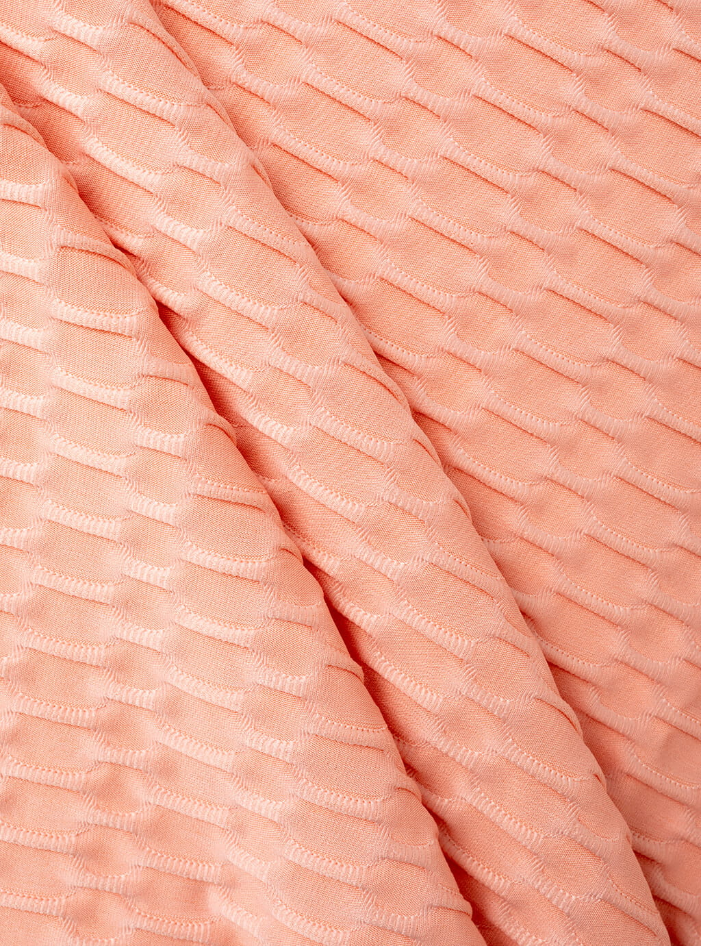 Lotte- top z krótkim rękawem i dekoltem zapinanym na zamek- brzoskwiniowy 17