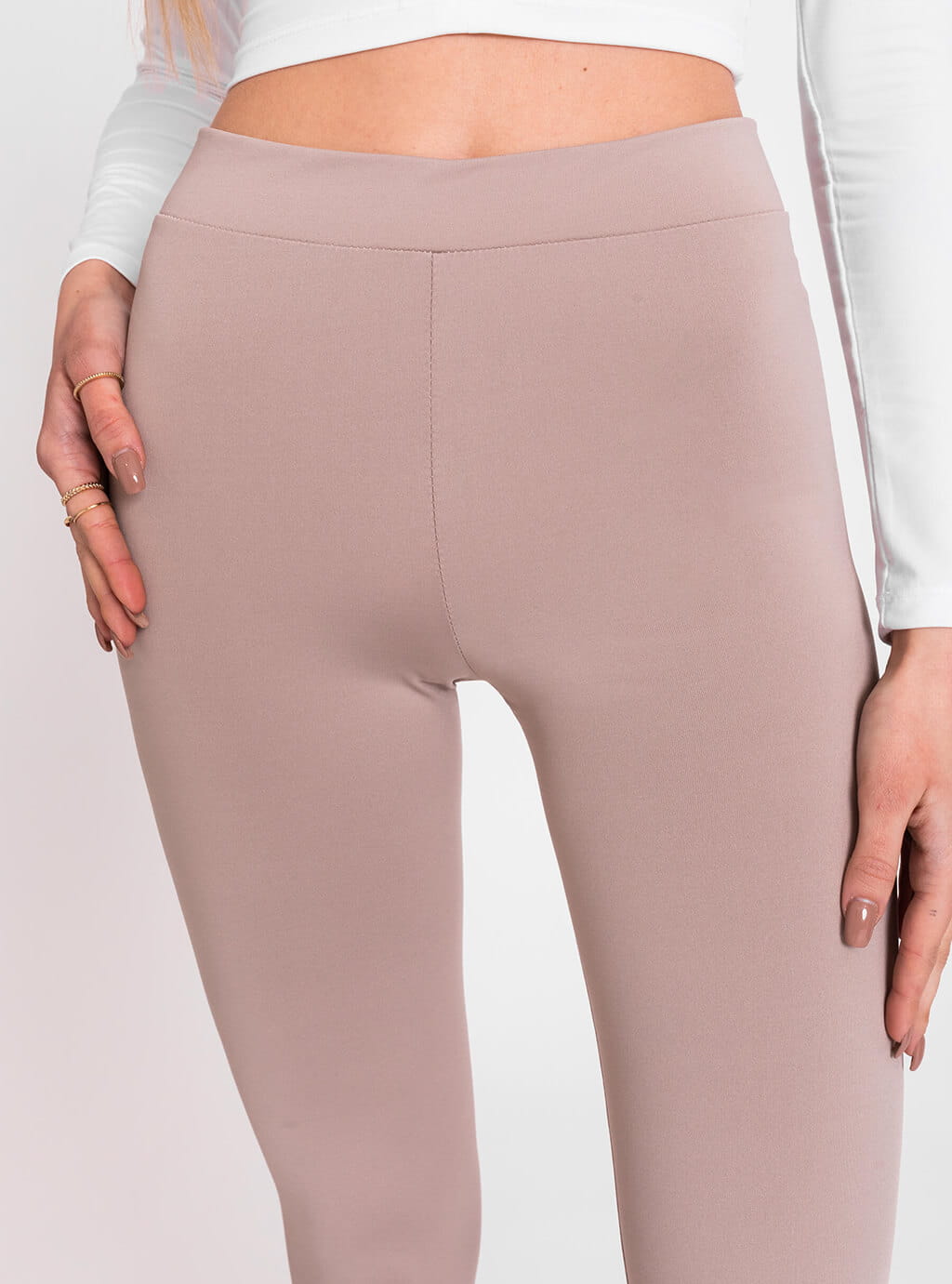 Kella- elastyczne legginsy z lycry- szare 9