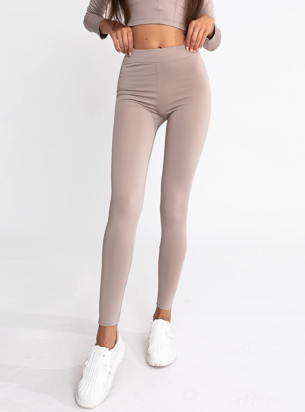 Kella- elastyczne legginsy z lycry- szare 14