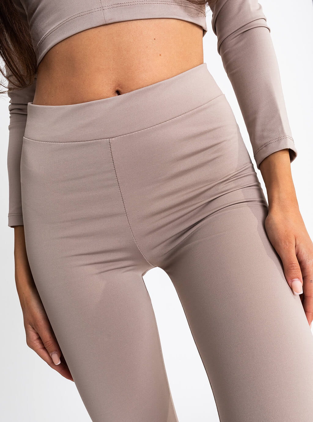 Kella- elastyczne legginsy z lycry- szare 15