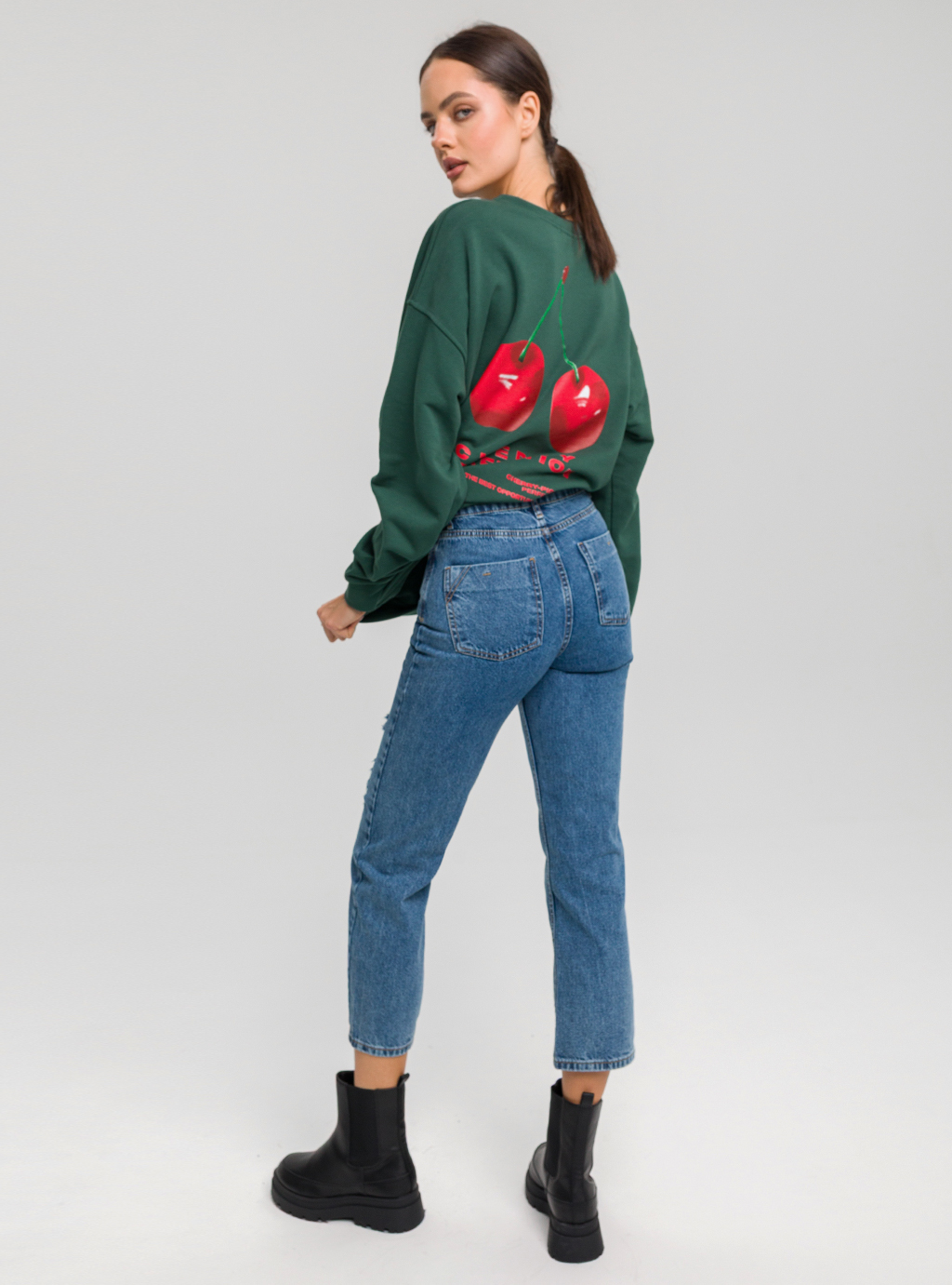 BLUZA CIAO MILANO CHERRY ZIELONA ONE SIZE 6