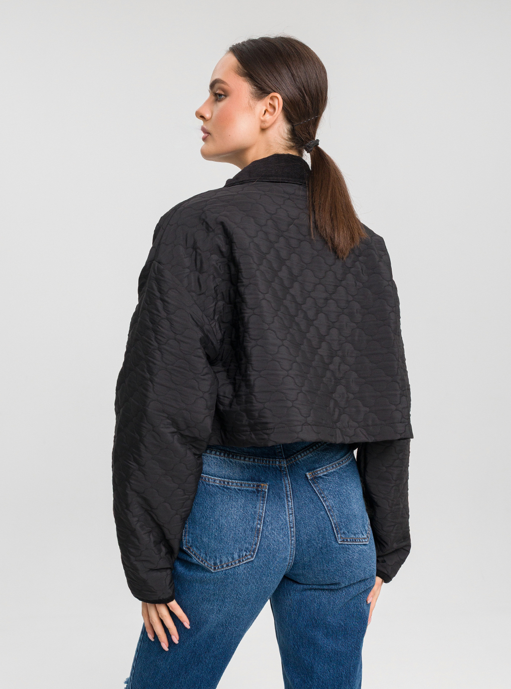 Kurtka Nika – pikowana krótka kurtka w stylu casual 6