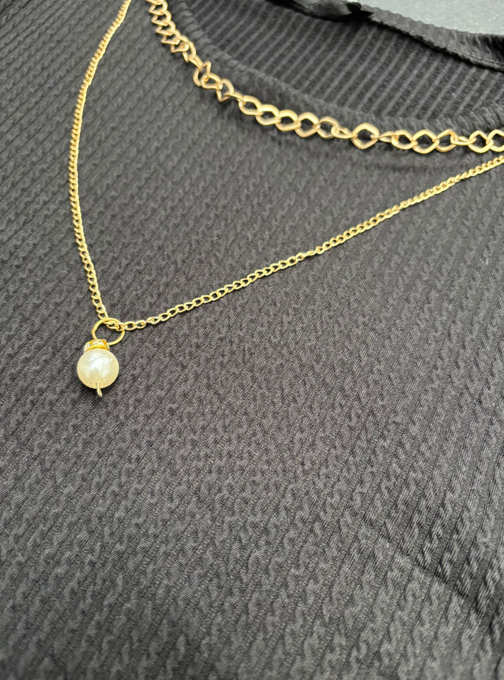 BLONKO - komplet krótki top z legginsami - czarny 3