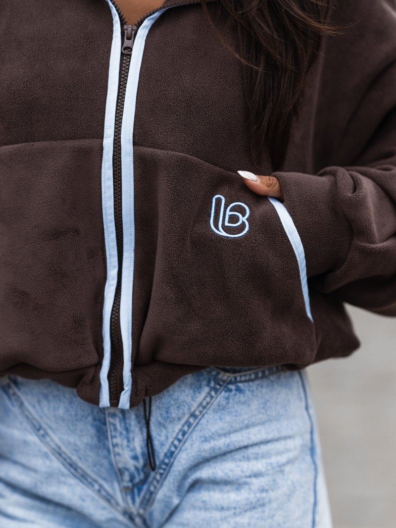 Bluza polarowa SNUG - Brąz 3
