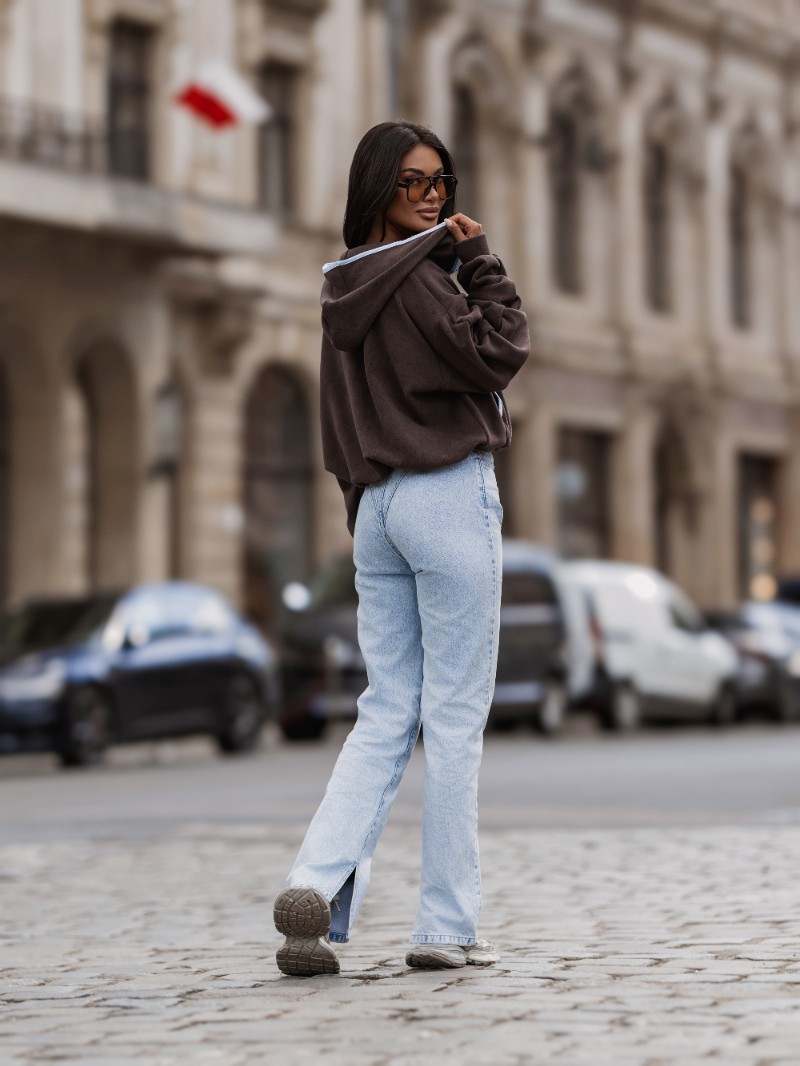 Bluza polarowa SNUG - Brąz 4