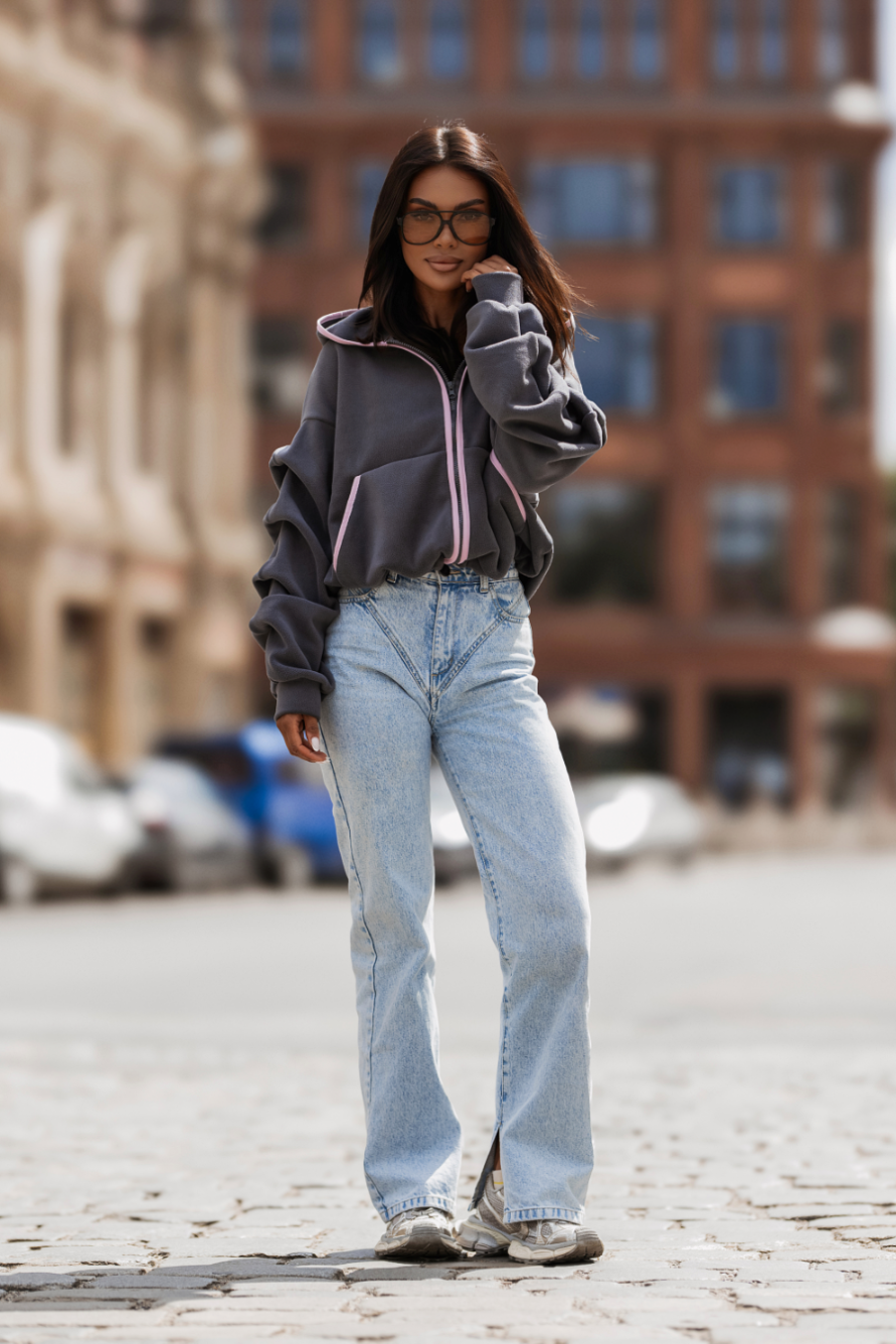 Bluza polarowa SNUG - Grafit 2